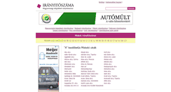 Desktop Screenshot of miskolc.iranyitoszama.hu