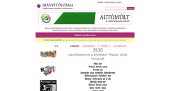 Desktop Screenshot of 3530.iranyitoszama.hu